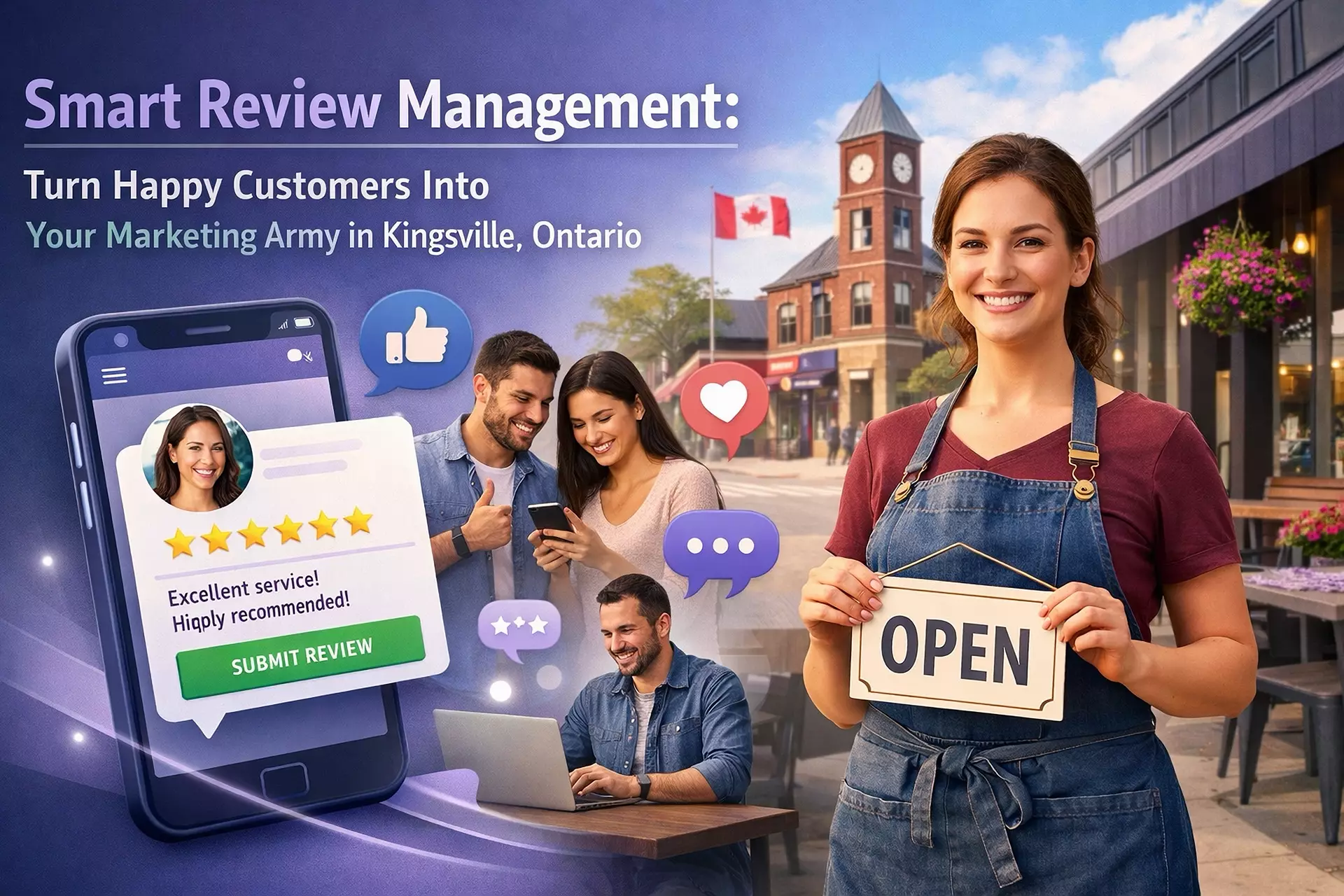 Smart Review Management: Turn Happy Customers Into Your Marketing Army in Kingsville, Ontario