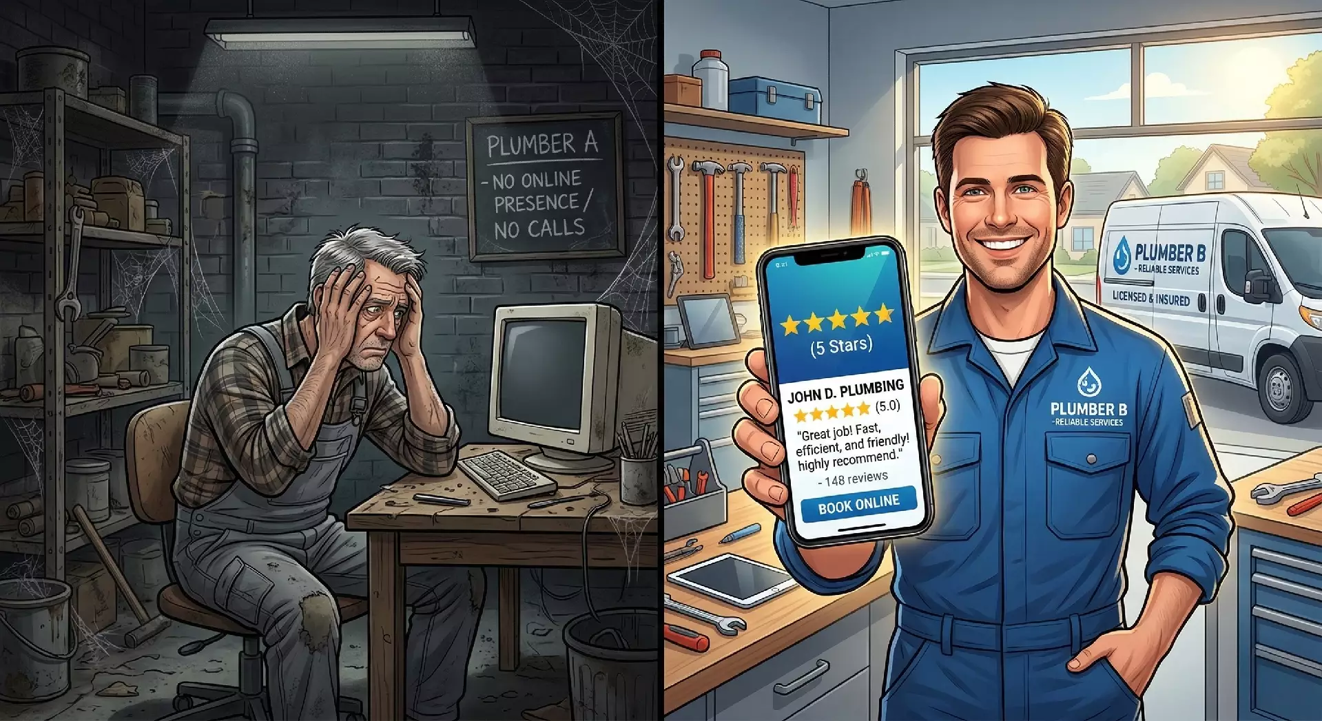 Doorways Into Your Business Smart Review Management tale of two plumbers.