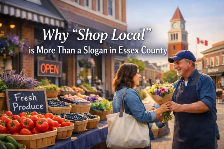 shop local windsor essex county area.