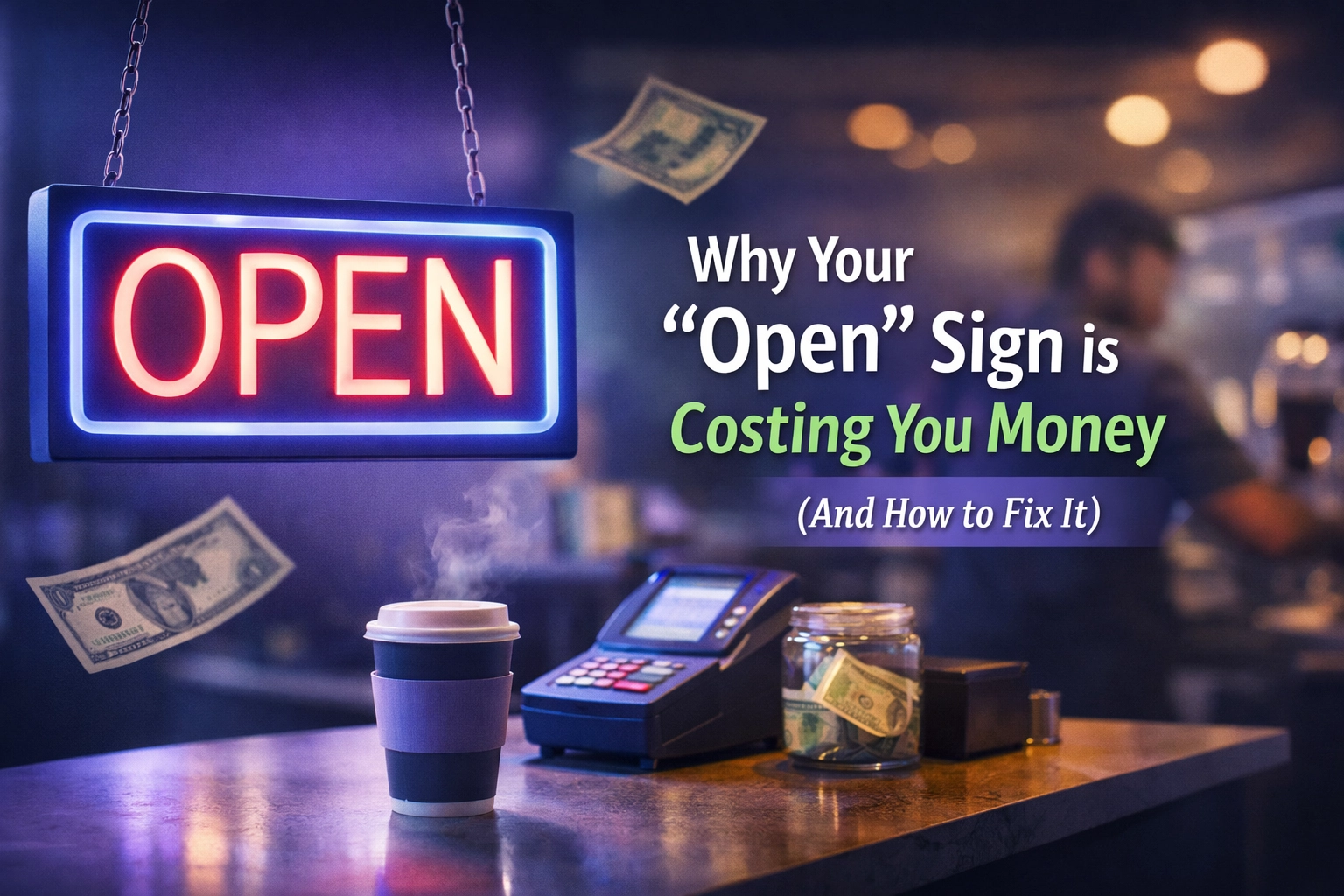 Why Your Open Sign is Costing You Money