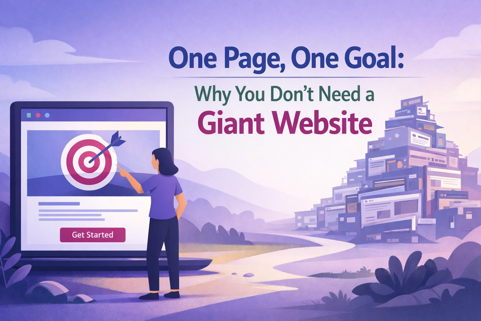 One Page, One Goal: Why You Don’t Need a Giant Website