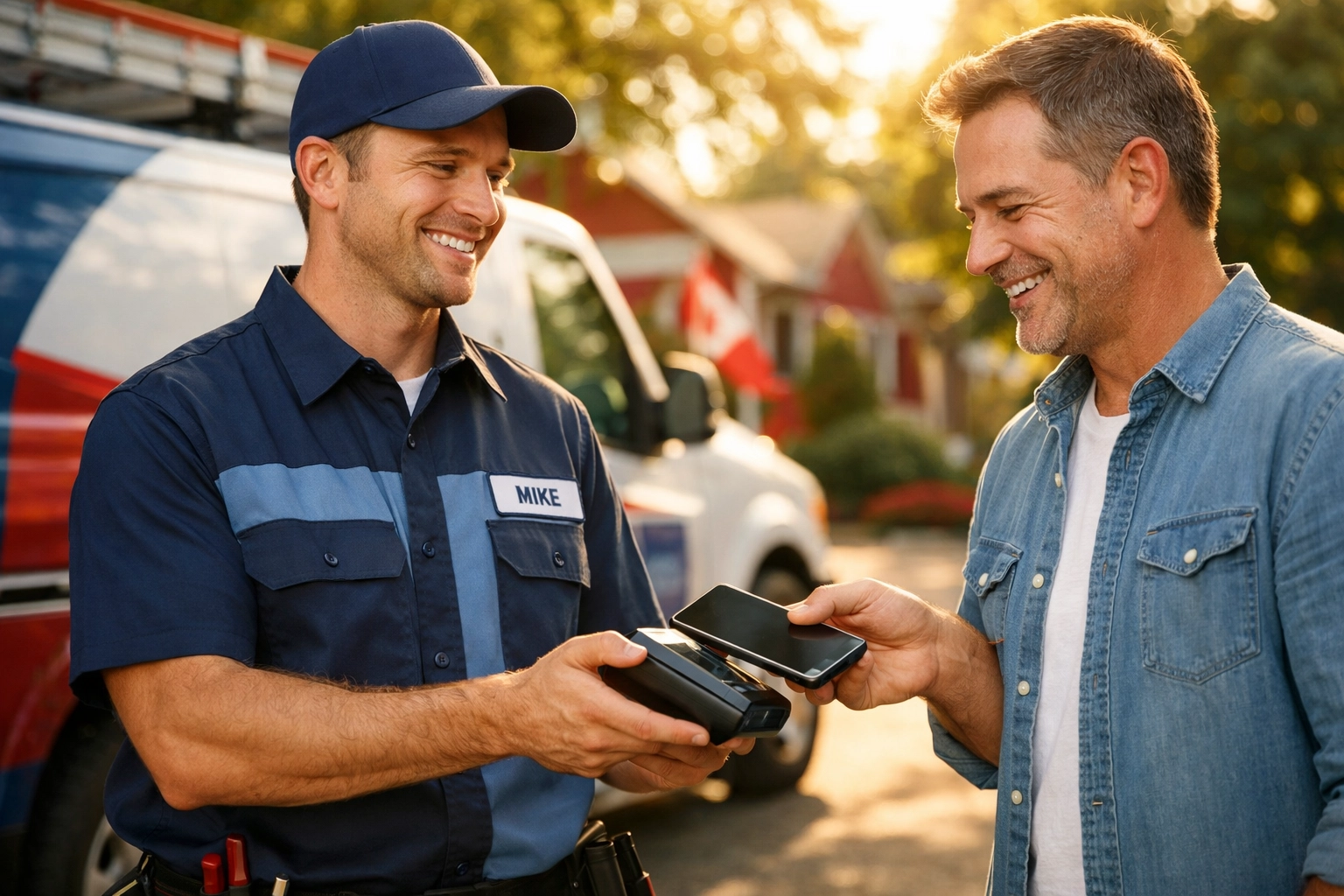 Kingsville contractor using mobile payment solutions to get paid on the spot in the Windsor-Essex region.